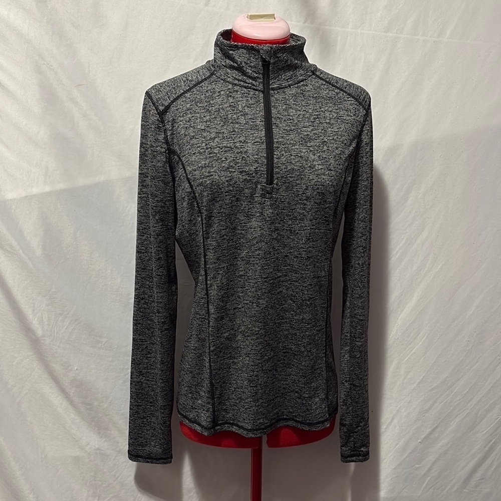 Head Gray Zippered Fitted Sweatshirt MM254